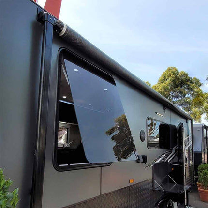 RV Caravan 500*1200MM Push Out Flat Window Locking Handle with Strut Attachment