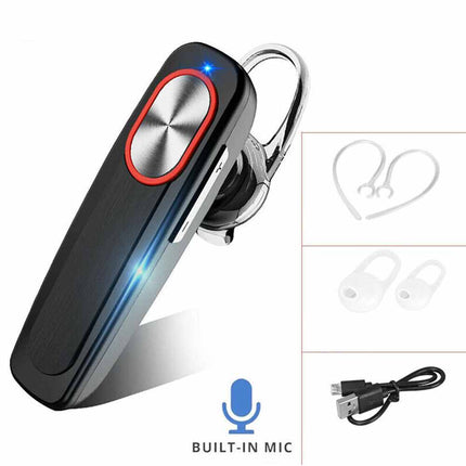 Wireless Bluetooth Hands-Free Earpiece Headset for All Smartphones