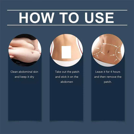12pcs Slimming Patch Slim Belly Burn Abdomen Weight Loss Fat Burning Pads