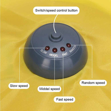 Electronic Interactive Cat Toy with Rotating Mouse for Puzzle Play