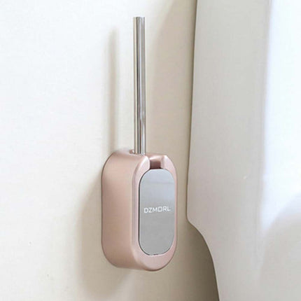 Wall-Mounted Stainless Steel Toilet Brush Set with Holder for Bathroom