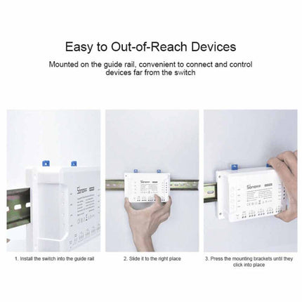SONOFF 4CH R3/PRO R3 RF 433MHz 4 Gang WiFi Smart Switch AU Plug