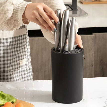 Multifunctional Household Knife Block, Premium Western-Style Kitchen Holder