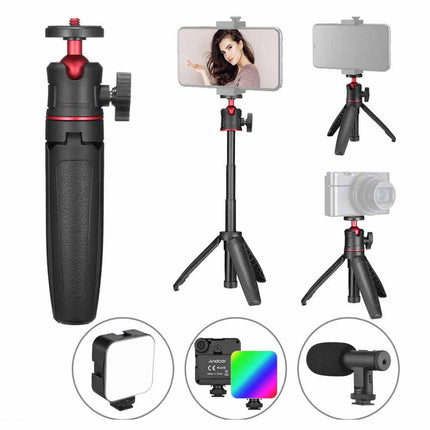 360° Mini Extendable Desktop 1/4 Tripod Photography Selfie Vlog Stand