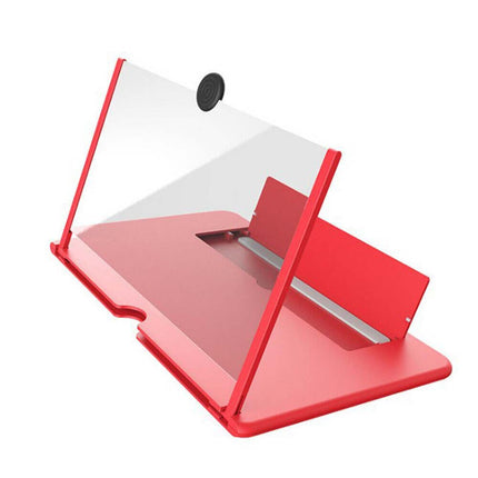 Folding 12 inch Screen Magnifier Stand, 3D Adjustable HD Phone Holder
