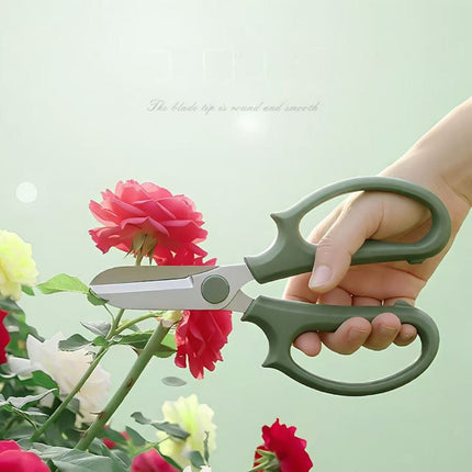 Garden Scissors & Floral Pruning Shears, Stainless Steel for Potted Plants