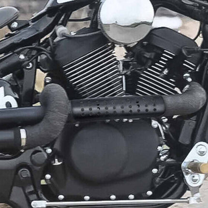 Motorcycle Muffler Heat Shield Cover Exhaust Pipe Guard Anti-Scald
