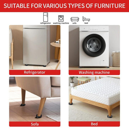4Pcs Washing Machine Foot Pads Anti Vibration Support Mat Leg Stopper