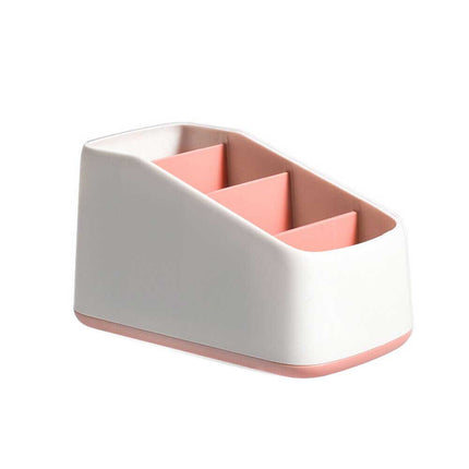 3-Grid TV Remote Control Holder, Desktop Storage Box Organizer for Table