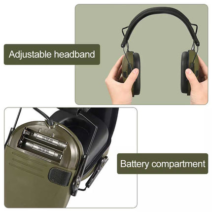 Walker's Electronic Earmuff Shooting Hearing Protection Slim Anti-noise Ear Muff