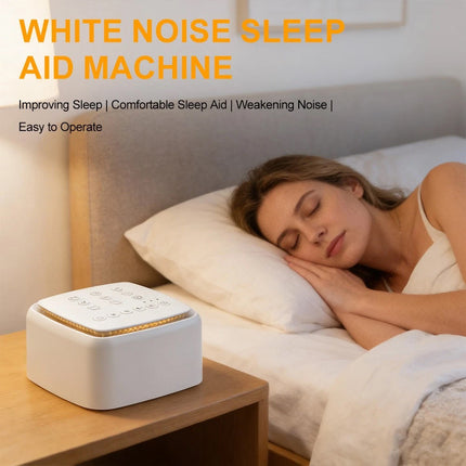 White Noise Sleep Aid Machine, 30 Natural Rain Sounds with Timer