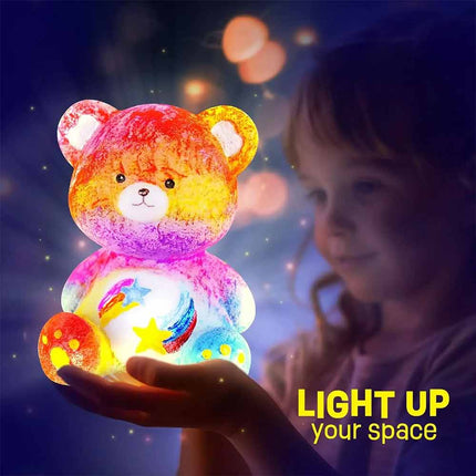 DIY Bear Lamp Painting Kit for Kids, Fun Arts & Crafts Activity Set