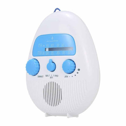 Portable Waterproof Shower Radio FM/AM, Music for Bathroom Bath