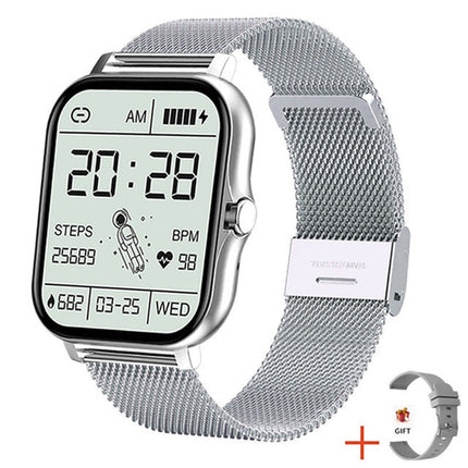 Bluetooth Smart Watch Heart Rate Waterproof for Men Women iPhone Android