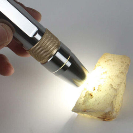 UV LED Torch Set 365 395NM Ultraviolet Light Jade Gem Inspection Lamp