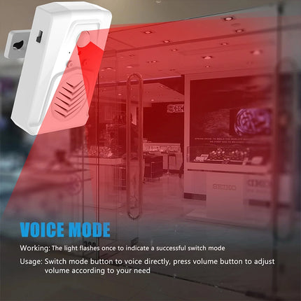 Motion-Activated Mini MP3 Player, Welcome Sound Speaker with Infrared Sensor