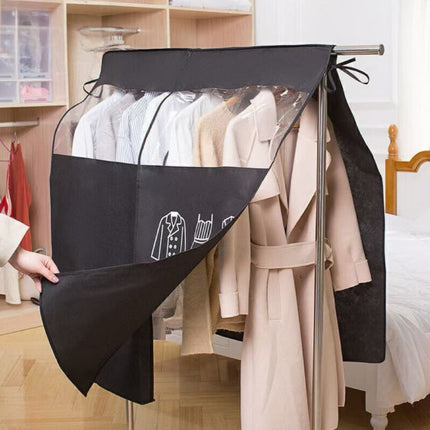 Clear Clothes Rail Cover, Hanging Storage Protector for Garment Rack NEW