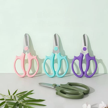 Garden Scissors & Floral Pruning Shears, Stainless Steel for Potted Plants