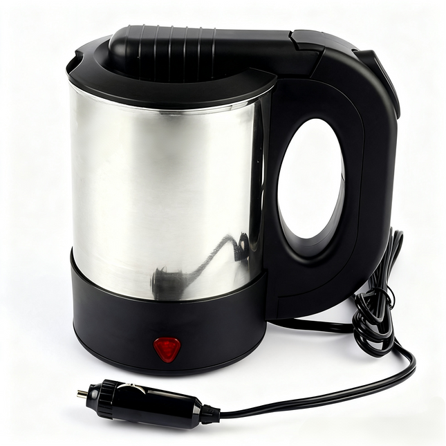500ML Portable Car Kettle Travel Kettle Water Heater for Caravan RV Camping 12V
