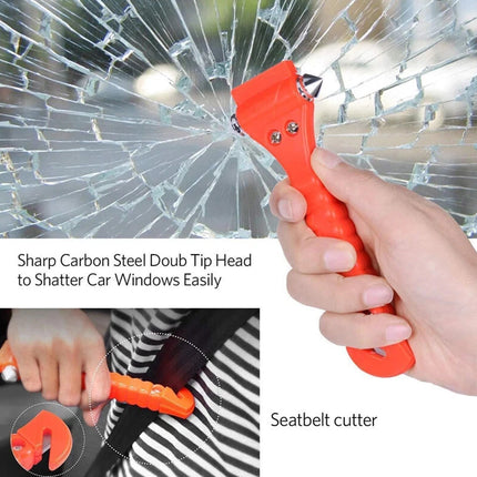 4X Emergency Car Safety Hammer Seatbelt Cutter Window Glass Breaker