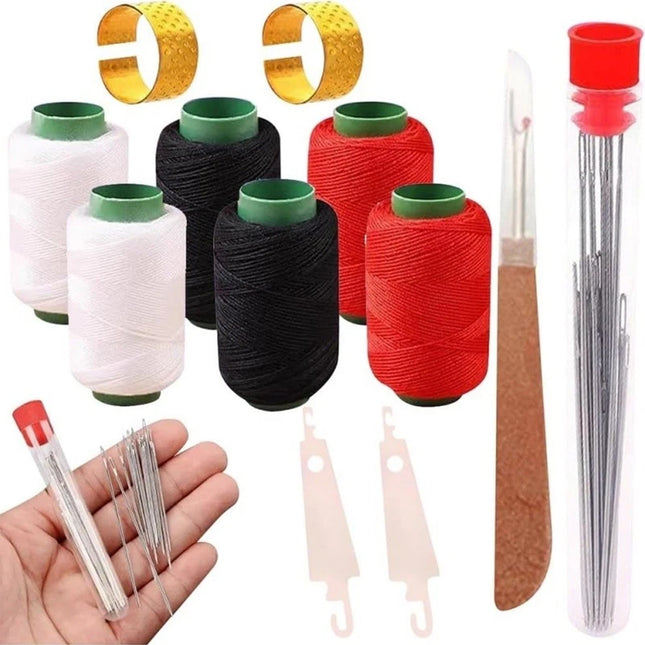 Hand Sewing Tool Set 37Pcs Needle Thread Repair Kit Sewing Accessories