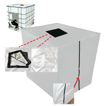 Heavy Duty IBC Water Tank Cover Waterproof For 1000L Container UV Protective