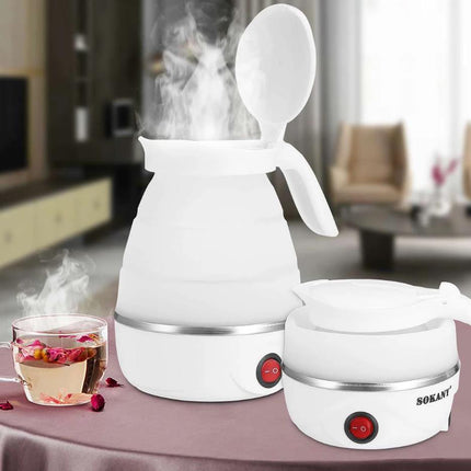 Foldable Electric Kettle 220V Silicone Portable Water Boiler with AU Plug