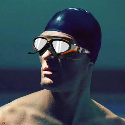 Anti-Fog Swimming Goggles, Professional Snorkel Diving Mask for Adults