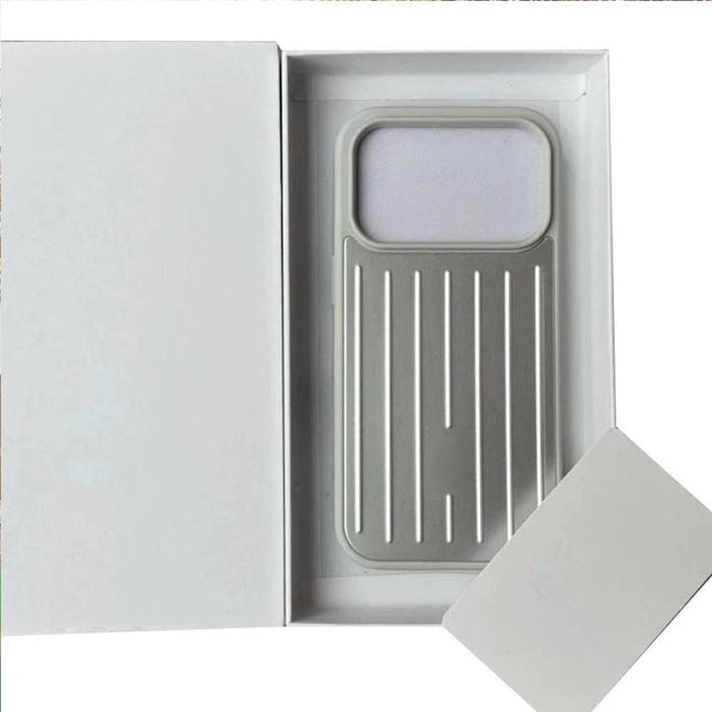 2026 New Silver Aluminum Phone Case For iPhone 17 Pro Max Cover