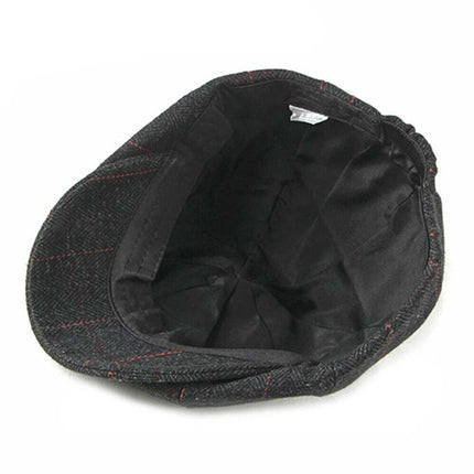 Classic Mens Newsboy Gatsby Ivy Cap, Cabbie Golf Driving Beret Beanie