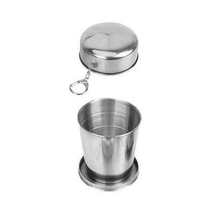 Portable Telescopic Drinking Cup 304 Stainless Steel for Campers