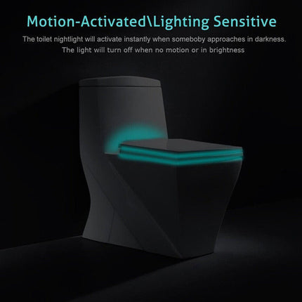 16 Color LED Toilet Night Light USB Rechargeable Waterproof Motion Sensor