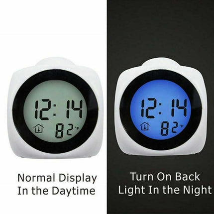 LED Display Projection Clock Temperature Projector Alarm Smart Time Digital