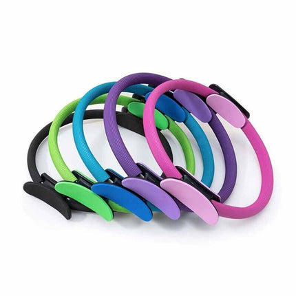 Pilates Ring Resistance Yoga Gym Fitness – Magic Circle with Foam Grip