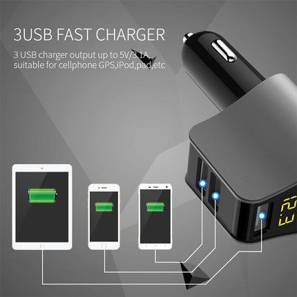 Universal Dual USB Car Charger Fast Charge 3.1A Cigarette Adapter