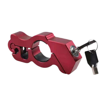 Handlebar Grip Safety Lock, Anti-Theft Brake for Motorbike Scooter