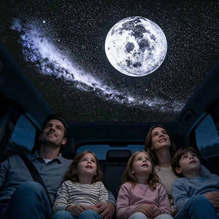 Car Home Galaxy Star Projection Lamp 360° Rotate USB Atmosphere Light