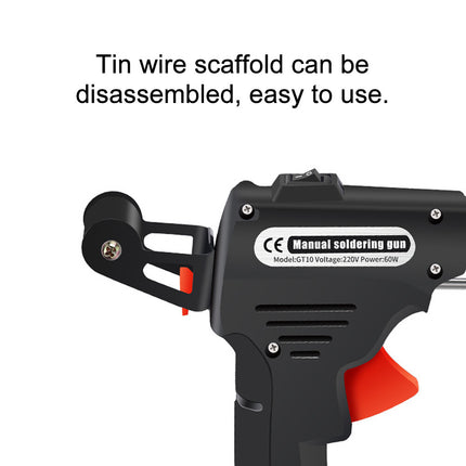 60W Soldering Iron Gun with Temp Control, Auto Welding Tool
