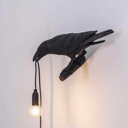 Lucky Bird Resin Wall Lamp Table Lamp Night Light LED Bedside Decor
