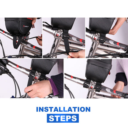 Motorcycle Bike Handlebar Phone Mount Waterproof Case Bicycle Holder