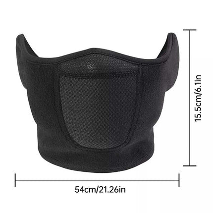 Winter Windproof Half Face Mask Ear Warmer for Skiing Motorcycle Riding