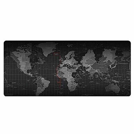 90x40cm World Map Non-Slip Gaming Desk Mat for Mouse & Keyboard