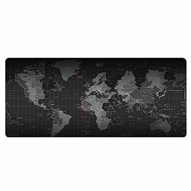 90x40cm World Map Non-Slip Gaming Desk Mat for Mouse & Keyboard