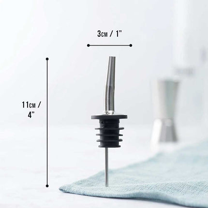 10X Stainless Steel Bottle Spouts, Oil Wine Liquor Pourer Dispenser Stopper