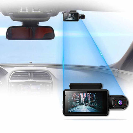 1080P Dual Lens Car Dash Cam Front and Rear Camera G Sensor DVR Recorder