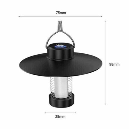 Portable LED Camping Lantern with Stand, USB Powered for Outdoor Hiking