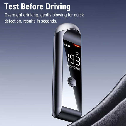 Rechargeable Digital Breathalyzer Alcohol Tester Analyzer Detector