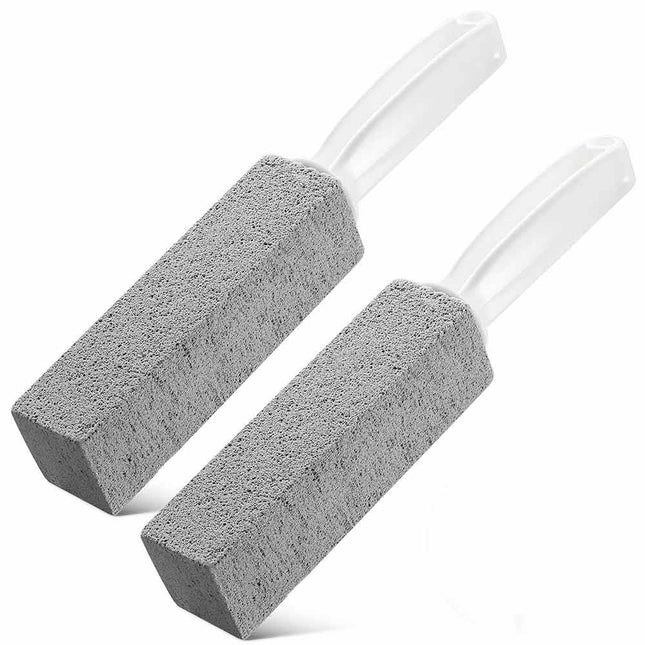 2X Pumice Stone Wand Tile Cleaning Stains Brush Tool Toilet Bathtub