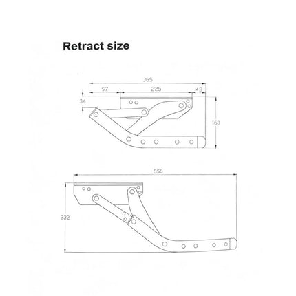 12V Electric Aluminium Caravan Step, Single Pull Out Folding RV Step