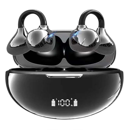 Wireless Clip On Earbuds Bluetooth 5.3 Open Ear Headphones Android iPhone